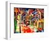 St Peter Street Jive - New Orleans-Diane Millsap-Framed Art Print