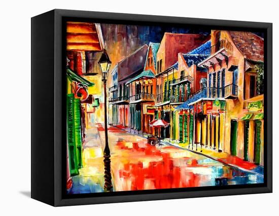 St Peter Street Jive - New Orleans-Diane Millsap-Framed Stretched Canvas