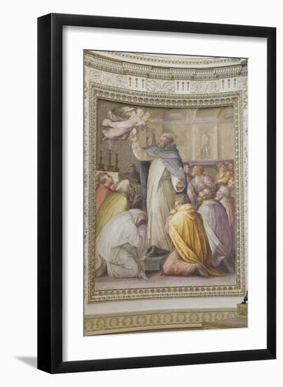 St Peter the Martyr Chases the Devils Away with the Host-null-Framed Giclee Print