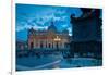 St. Peters and Piazza San Pietro at Dusk, Vatican City, UNESCO World Heritage Site, Rome, Lazio-Frank Fell-Framed Photographic Print