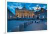 St. Peters and Piazza San Pietro at Dusk, Vatican City, UNESCO World Heritage Site, Rome, Lazio-Frank Fell-Framed Photographic Print