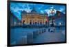 St. Peters and Piazza San Pietro at Dusk, Vatican City, UNESCO World Heritage Site, Rome, Lazio-Frank Fell-Framed Photographic Print