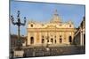 St. Peters and Piazza San Pietro in the Early Morning, Vatican City, Rome, Lazio, Italy-James Emmerson-Mounted Photographic Print