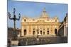 St. Peters and Piazza San Pietro in the Early Morning, Vatican City, Rome, Lazio, Italy-James Emmerson-Mounted Photographic Print