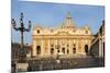 St. Peters and Piazza San Pietro in the Early Morning, Vatican City, Rome, Lazio, Italy-James Emmerson-Mounted Photographic Print