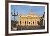 St. Peters and Piazza San Pietro in the Early Morning, Vatican City, Rome, Lazio, Italy-James Emmerson-Framed Photographic Print