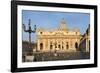 St. Peters and Piazza San Pietro in the Early Morning, Vatican City, Rome, Lazio, Italy-James Emmerson-Framed Photographic Print