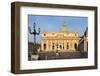 St. Peters and Piazza San Pietro in the Early Morning, Vatican City, Rome, Lazio, Italy-James Emmerson-Framed Photographic Print