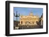 St. Peters and Piazza San Pietro in the Early Morning, Vatican City, Rome, Lazio, Italy-James Emmerson-Framed Photographic Print