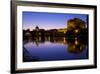 St. Peters Basilica, River Tiber and Castel D'Angelo in Twilight, Rome, Lazio, Italy, Europe-Peter-Framed Photographic Print