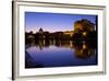 St. Peters Basilica, River Tiber and Castel D'Angelo in Twilight, Rome, Lazio, Italy, Europe-Peter-Framed Photographic Print