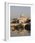 St. Peters Dome and the Tiber River, Rome, Lazio, Italy, Europe-Olivieri Oliviero-Framed Photographic Print