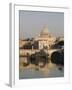 St. Peters Dome and the Tiber River, Rome, Lazio, Italy, Europe-Olivieri Oliviero-Framed Photographic Print