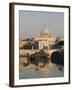 St. Peters Dome and the Tiber River, Rome, Lazio, Italy, Europe-Olivieri Oliviero-Framed Photographic Print