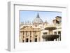 St. Peters' Dome, Vatican City, UNESCO World Heritage Site, Rome, Lazio, Italy, Europe-Nico Tondini-Framed Photographic Print