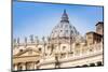 St. Peters' Dome, Vatican City, UNESCO World Heritage Site, Rome, Lazio, Italy, Europe-Nico Tondini-Mounted Photographic Print