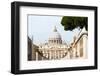 St. Peters' Dome, Vatican City, UNESCO World Heritage Site, Rome, Lazio, Italy, Europe-Nico Tondini-Framed Photographic Print