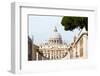 St. Peters' Dome, Vatican City, UNESCO World Heritage Site, Rome, Lazio, Italy, Europe-Nico Tondini-Framed Photographic Print