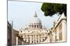 St. Peters' Dome, Vatican City, UNESCO World Heritage Site, Rome, Lazio, Italy, Europe-Nico Tondini-Mounted Photographic Print