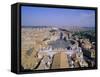 St. Peters Square (Piazza San Pietro), Vatican, Rome, Italy, Europe-Hans Peter Merten-Framed Stretched Canvas
