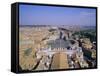 St. Peters Square (Piazza San Pietro), Vatican, Rome, Italy, Europe-Hans Peter Merten-Framed Stretched Canvas