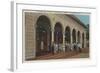 St. Petersburg, FL - Exterior View of Post Office-Lantern Press-Framed Art Print