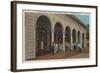St. Petersburg, FL - Exterior View of Post Office-Lantern Press-Framed Art Print