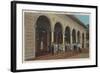 St. Petersburg, FL - Exterior View of Post Office-Lantern Press-Framed Art Print