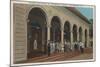 St. Petersburg, FL - Exterior View of Post Office-Lantern Press-Mounted Art Print