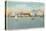 St. Petersburg, FL - Waterfront View of Soreno Hotel-Lantern Press-Stretched Canvas