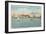 St. Petersburg, FL - Waterfront View of Soreno Hotel-Lantern Press-Framed Art Print