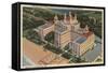 St. Petersburg, Florida - Aerial of Don Ce-Sar Hotel-Lantern Press-Framed Stretched Canvas