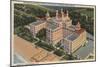 St. Petersburg, Florida - Aerial of Don Ce-Sar Hotel-Lantern Press-Mounted Premium Giclee Print