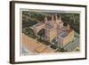 St. Petersburg, Florida - Aerial of Don Ce-Sar Hotel-Lantern Press-Framed Art Print