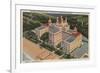 St. Petersburg, Florida - Aerial of Don Ce-Sar Hotel-Lantern Press-Framed Premium Giclee Print