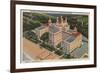 St. Petersburg, Florida - Aerial of Don Ce-Sar Hotel-Lantern Press-Framed Premium Giclee Print