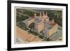 St. Petersburg, Florida - Aerial of Don Ce-Sar Hotel-Lantern Press-Framed Premium Giclee Print