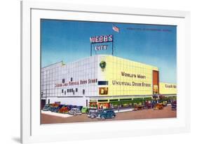 St. Petersburg, Florida - Exterior View of Webb's City Drugstore-Lantern Press-Framed Art Print