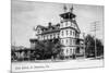 St. Petersburg, Florida - Hotel Detroit Exterior View-Lantern Press-Mounted Premium Giclee Print