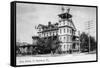 St. Petersburg, Florida - Hotel Detroit Exterior View-Lantern Press-Framed Stretched Canvas