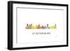 St Petersburg Florida Skyline-Marlene Watson-Framed Giclee Print