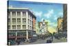 St. Petersburg, Florida - View Down Central Avenue-Lantern Press-Stretched Canvas