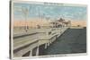 St. Petersburg, Florida - View of Million Dollar Pier-Lantern Press-Stretched Canvas