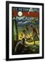 St. Petersburg, Florida - Zombie Apocalypse-Lantern Press-Framed Art Print