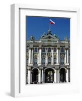 St Petersburg, Main Entrance to the Saint Hermitage Museum or Winter Palace, Russia-Nick Laing-Framed Photographic Print