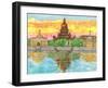 St. Petersburg, Painting-Iva Afonskaya-Framed Art Print