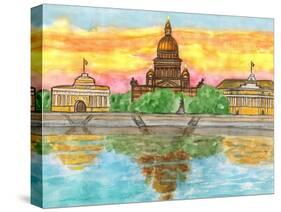 St. Petersburg, Painting-Iva Afonskaya-Stretched Canvas