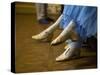 St.Petersburg, Russia, Detail of Ballerinas Shoes and Dress During a Short Rest Backstage During th-Ken Scicluna-Stretched Canvas