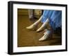 St.Petersburg, Russia, Detail of Ballerinas Shoes and Dress During a Short Rest Backstage During th-Ken Scicluna-Framed Photographic Print