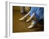 St.Petersburg, Russia, Detail of Ballerinas Shoes and Dress During a Short Rest Backstage During th-Ken Scicluna-Framed Photographic Print